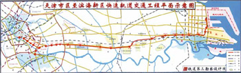 津濱輕軌工程示意圖